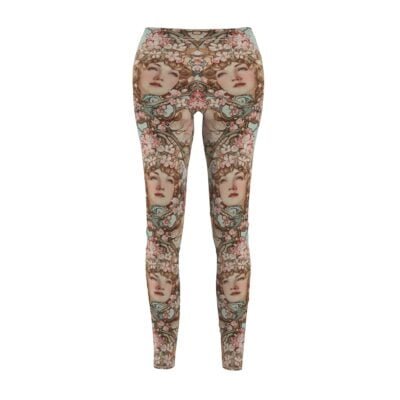 Art Nouveau Goddess Leggings – Inspired by Alphonse Mucha