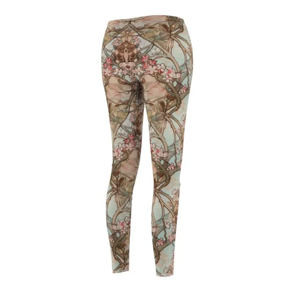 Art Nouveau Goddess Leggings – Inspired by Alphonse Mucha - Image 4