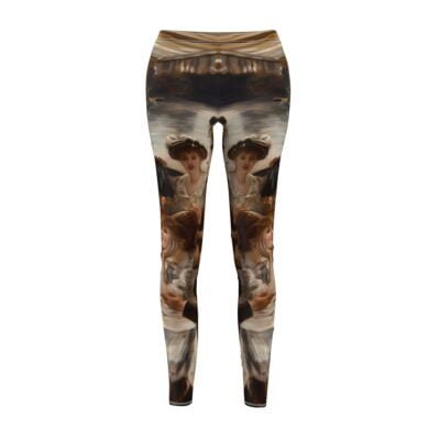 Impressionist Renoir-Inspired Riverside Leggings – Vintage Social Scene Leggings